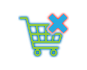 Shopping Cart Remove Icon for Delete Product in E-Commerce App UI – PNG