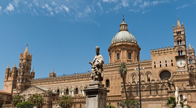 Cattedrale di Palermo was built in the 12th century on the island of Sicily. Italy. Europe. 6th May 2025.