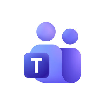 High resolution Ms teams logo icon transparent png. Vector illustration Isolated on white background.