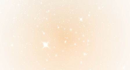 Bright luminous fairy dust effect.