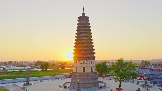 Traditional Chinese Buddhist Pagoda Architecture