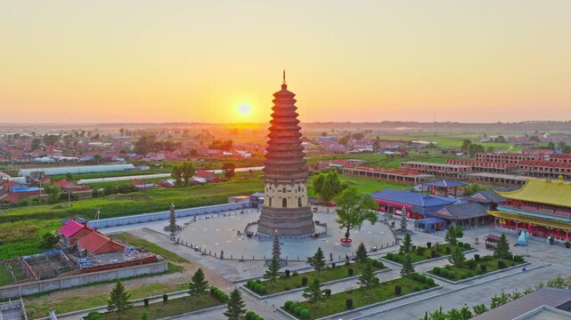 Traditional Chinese Buddhist Pagoda Architecture