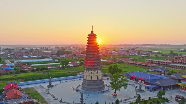 Traditional Chinese Buddhist Pagoda Architecture