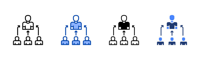 Representative icon set multiple style collection