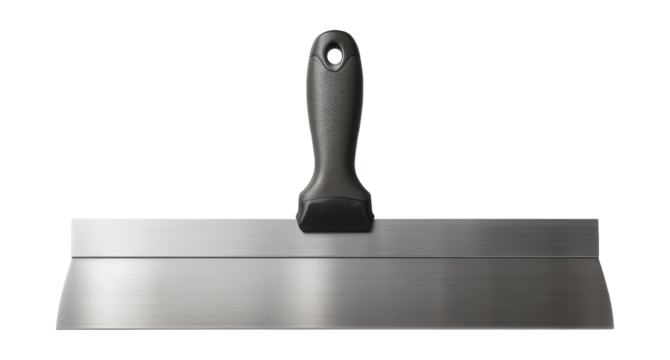 15-inch wallboard knife with fiberglass handle for professional interior finishing.