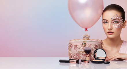 Stunning beauty portraits. Defined brows and luscious lips. Premium beauty products. A touch of sophistication