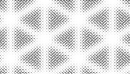 Black and white abstract halftone pattern with irregular ways for sporty and modern background. Vector Format Illustration 