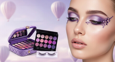 Glamorous beauty creations. Shimmering and attractive. A world of cosmetic wonder. Endless beauty possibilities
