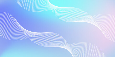 Abstract blue gradient background with shining lines waves. business; colors; colourful; company;