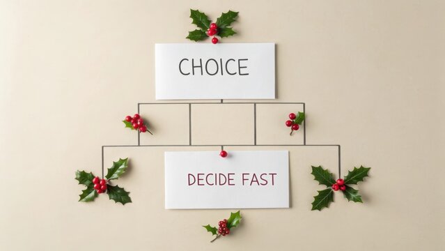 A Holiday Flowchart Demonstrating a Fast Decision Making Process
