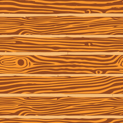 Detailed illustration of warm toned wooden planks with prominent grain patterns