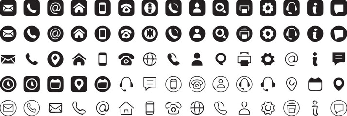 Set icon Web icon set. Website set icon Vector. for mobile icons computer and mobile