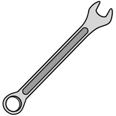 Combination Wrench Illustration