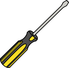 Flathead Screwdriver Illustration