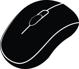 Fototapeta premium Minimalist high contrast modern object silhouette isolated on white background