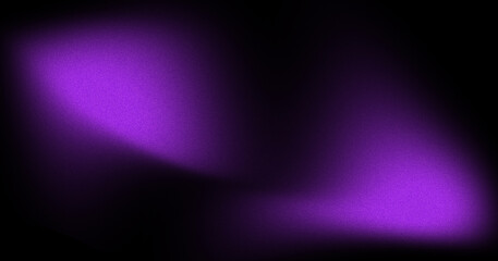 Dark grainy black base with purple gradient and soft pink glowing effects creating modern abstract banner wallpaper header