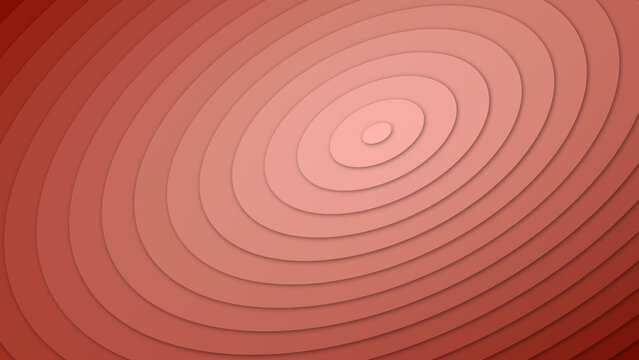 立体感のある同心円