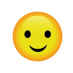 Positive mood emoji symbolizing good vibes, optimism, and cheerful emotion
