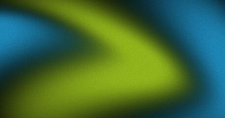 Dark grainy backdrop featuring smooth yellow and blue gradient glow with soft blurred texture perfect for abstract header banner design