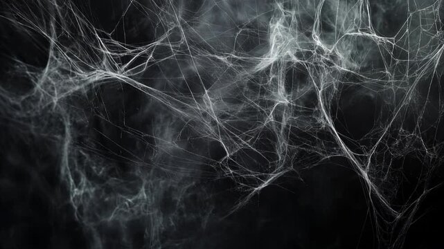 Abstract spiderweb texture background dark creepy halloween web design artistic pattern wallpaper backdrop- 4K version