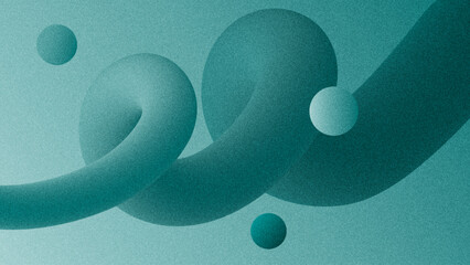 Abstract background gradient Transformative Teal motion twisted liquid line shape