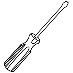 Flathead Screwdriver Outline