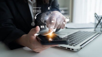 Global digital payment network connecting users, banks, and financial services worldwide through...