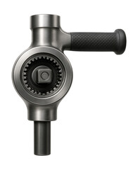 Handheld torque multiplier with gear mechanism and sturdy handle for tough construction