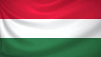 Hungarian flag with red, white, and green stripes—symbolizing strength, faith, and hope in motion.