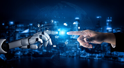 AI supports the digital business ecosystem by enhancing business, ecosystem, and technology connectivity across the digital network Vouch