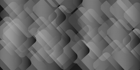 3D black geometric abstract background overlap layer on dark space with diagonal lines decoration.
