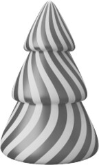 Decorative Christmas tree halftone icon