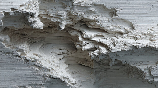 Close-up of weathered and eroded rock formation, showcasing the natural texture and patterns