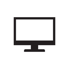 Computer Monitor Screen Display Solid Icon