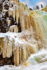 Impressive waterfall.