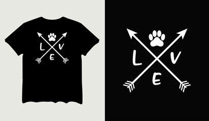 Cat love t-shirt design for t-shirt quotes or poster svg printable cut file