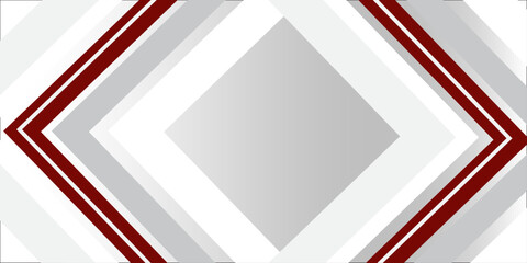 Red Geometric Lines Abstract Vector Design on White Background .Geometric abstract design with intersecting red and white lines creates a dynamic. Creative background for digital media,