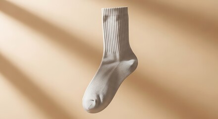 Single Sock Floating in Empty Space