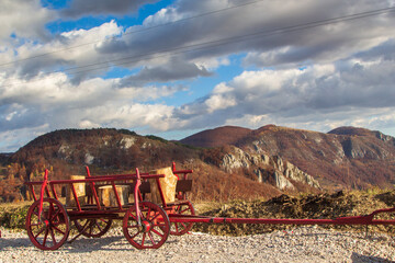 Fototapeta premium Transapuseana, one of the most spectacular roads in Romania 