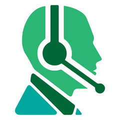 Customer Service Headset Icon