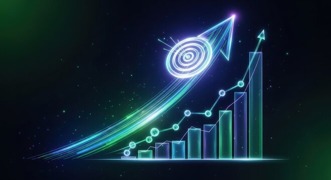 Dynamic visualization showcasing increasing audience participation and campaign