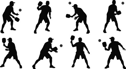 Pickleball, Sport, Player, Game, Paddle, Ball, Court, M