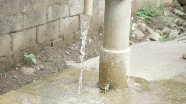 Leak or Flow - Water Gushing from a Fire Hydrant
