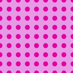 Pink Polka Dot Seamless Pattern - Seamless dot in pink wrapping paper- Pink polka dot seamless background- Seamless and scalable dot design 