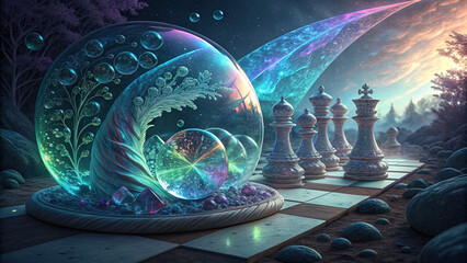 Cosmic Chess Realm: Magical Sphere, Ethereal Game