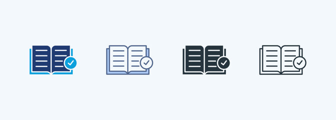 Synchronous Learning Icon Multiple Style
