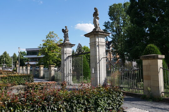 Gartentor am Stadtgarten von Schw&auml;bisch Gm&uuml;nd