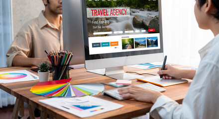 Online travel agency website for brisk search and travel planning offers deal and package for...