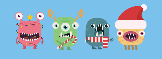 Cute monster christmas © dadan_pm