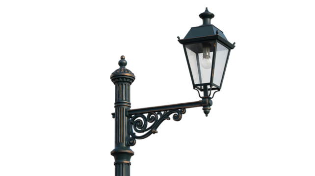 old street lamp telling forgotten stories
